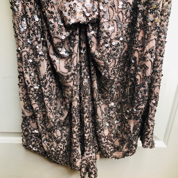 Prom Dress/Gown Mauve and Silver - Picture 8 of 8